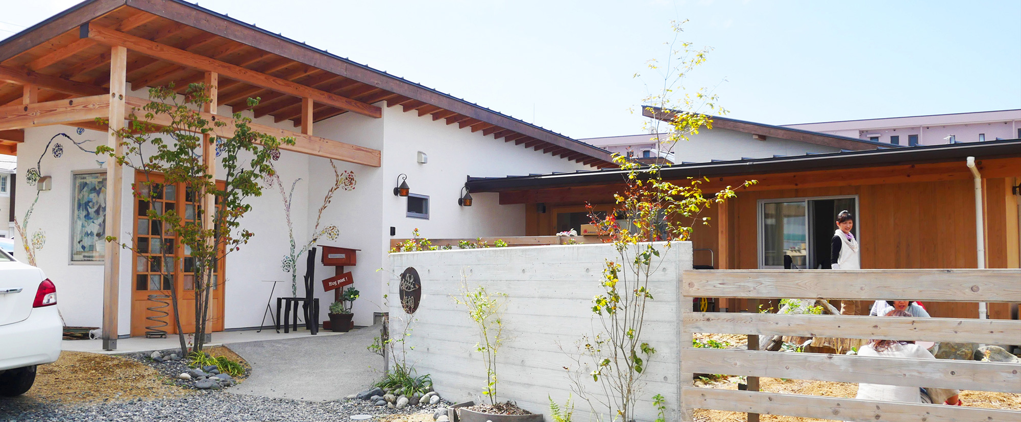 浜松市中区葵西にあるはぐみな保育園の園舎